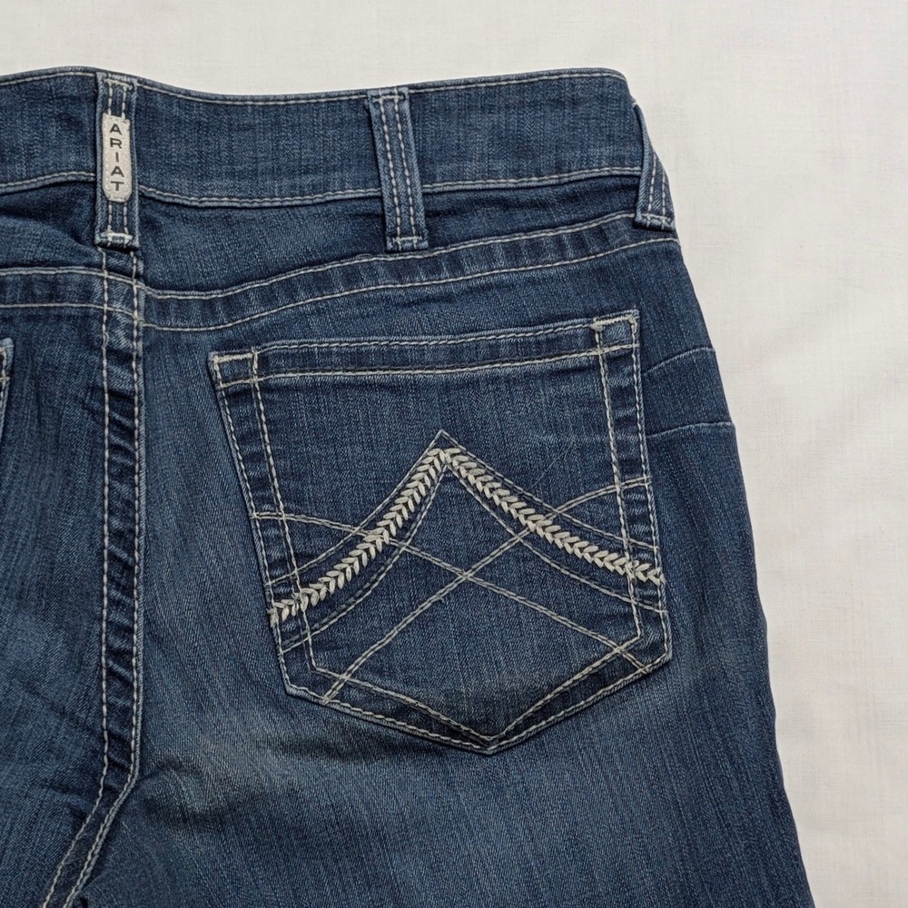 Ariat REAL Denim Women's 33R Medium Wash Straight Leg Western Jeans